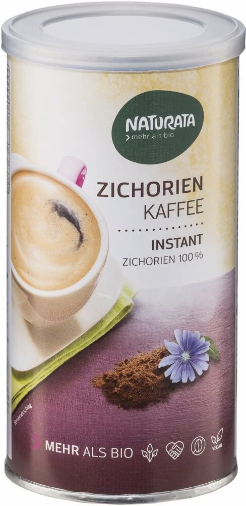 Naturata Zichorienkaffe Instant im 110g-Packung, Frühstücksgetränk mit Zichorienwurzel, braune Pulverform, für Kaffeeersatz