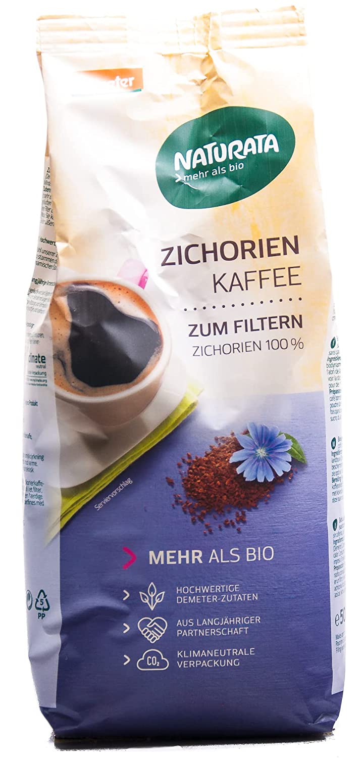 Naturata Zichorienkaffee zum Filtern - Nachfüllbeutel 500g - fit and life shop