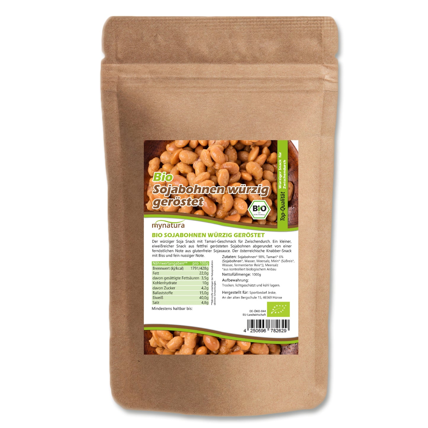 Mynatura Bio Sojasnack würzig – ab 1000g - fit and life shop