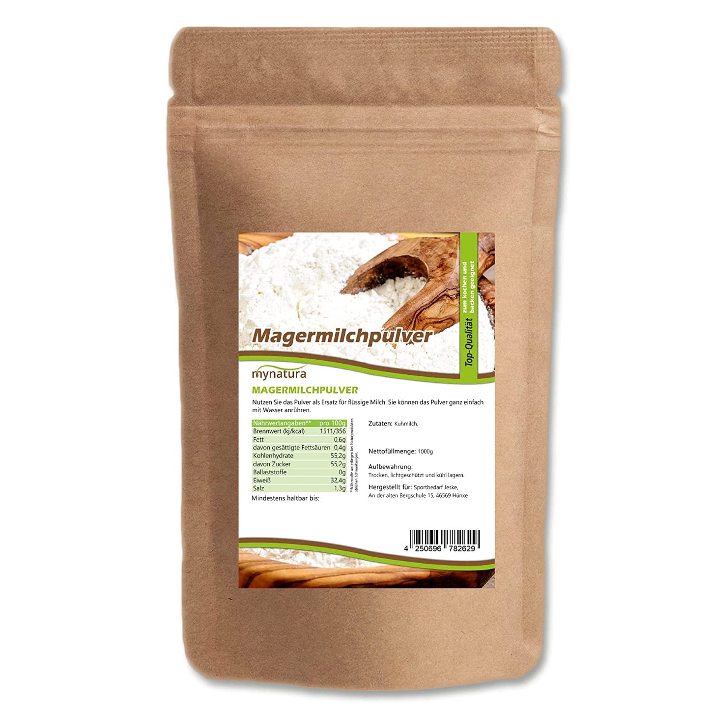 Mynatura Magermilchpulver im Beutel 1kg