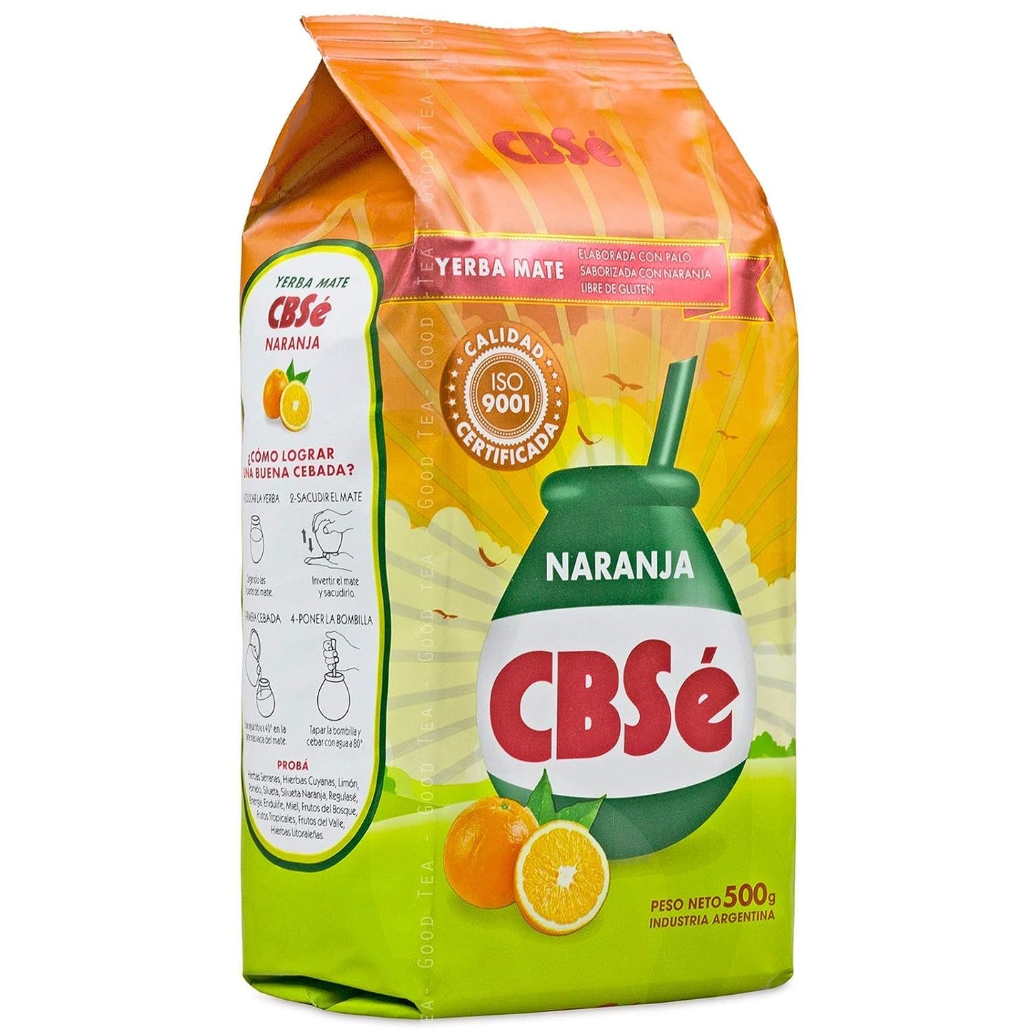 CBSé Mate Tee - Naranja / Orange 500g - fit and life shop