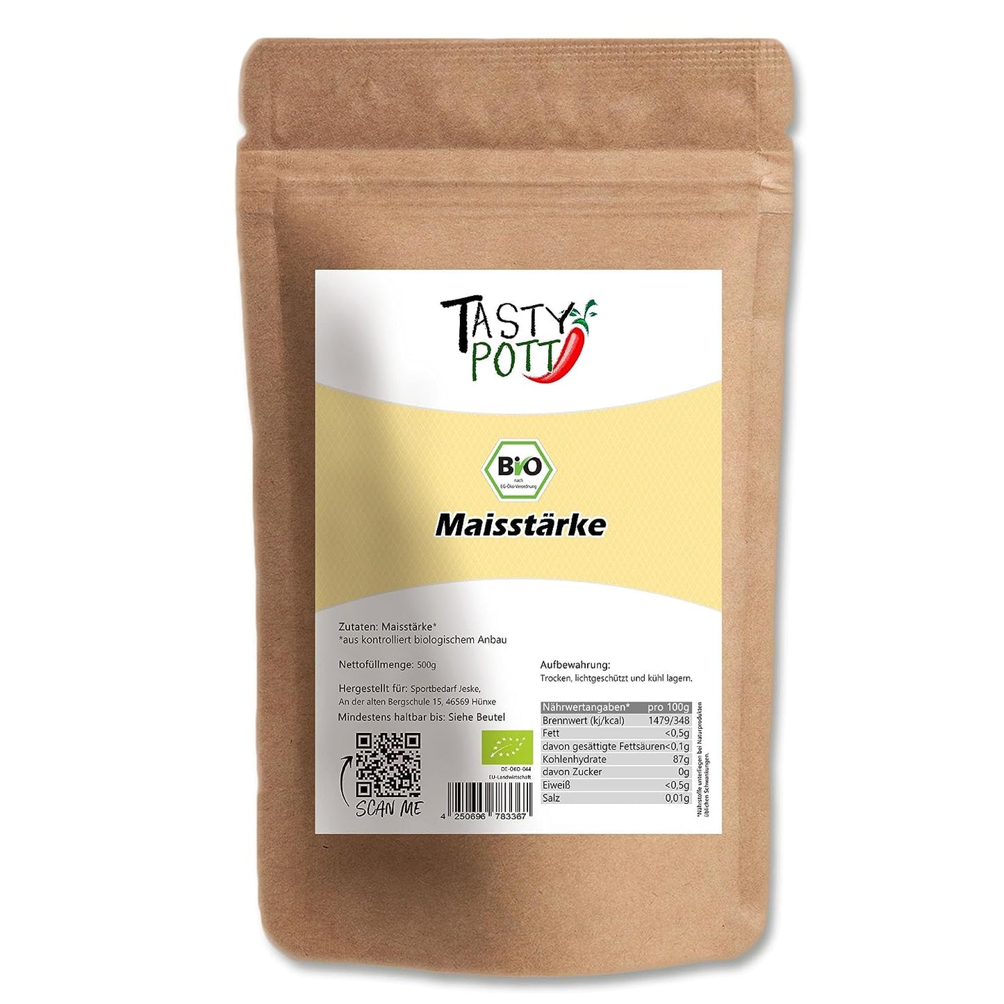 Tasty Pott Bio Maisstärke - im Beutel