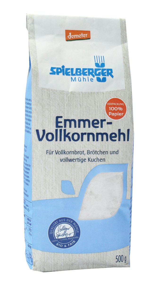 Spielberger Bio Emmer-Vollkornmehl, demeter ab 500g