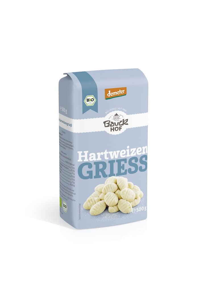 Bauckhof Bio Hartweizen Grieß 500g