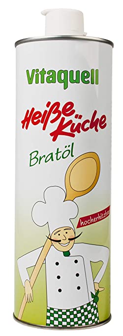 Vitaquell Heiße Küche Bratöl, 1000 ml zum Kochen oder Frittieren - fit and life shop