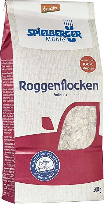 Spielberger Bio Roggenflocken, demeter (500g)