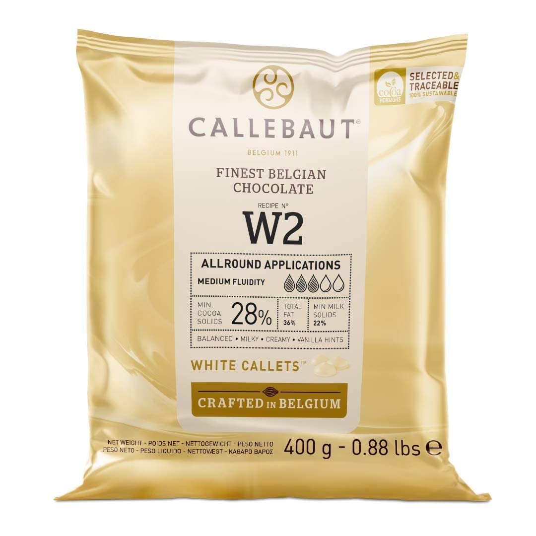 Callebaut W2 Kuvertüre Callets weiße Schokolade