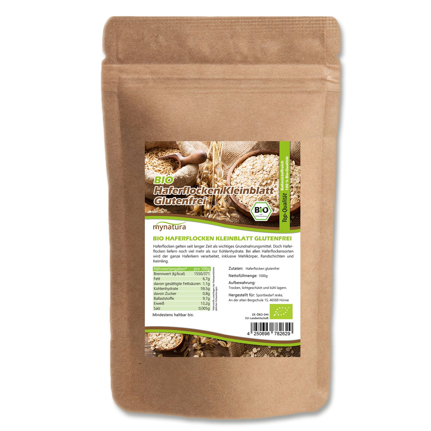 Mynatura Bio Kleinblatt-Haferflocken - (1000g)