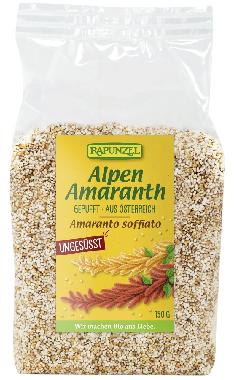 Rapunzel Alpen-Amaranth gepufft, (150g) - fit and life shop