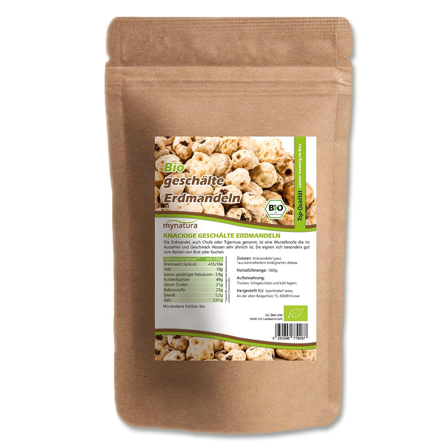Mynatura Bio Erdmandeln ganz geschält – (1000g)