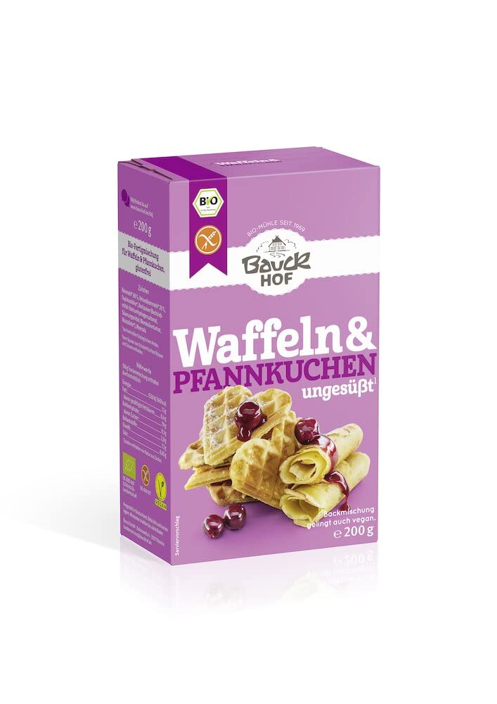 Bauckhof Waffeln & Pfannkuchen glutenfrei Bio 200g - fit and life shop
