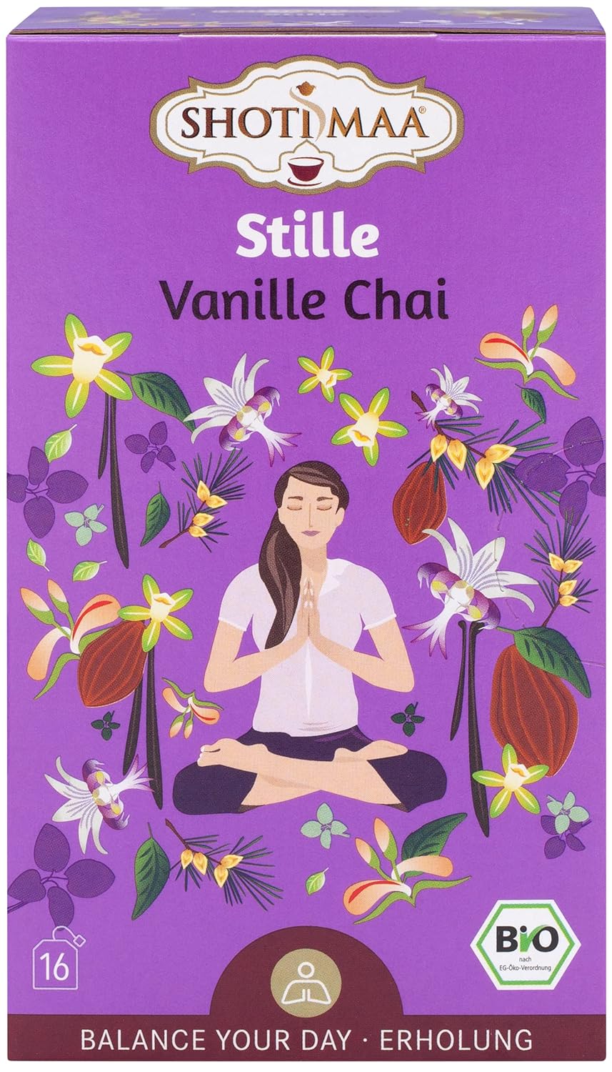 Shoti Maa Bio AyurvedaTee Stille Vanille Chai, (32g) - fit and life shop