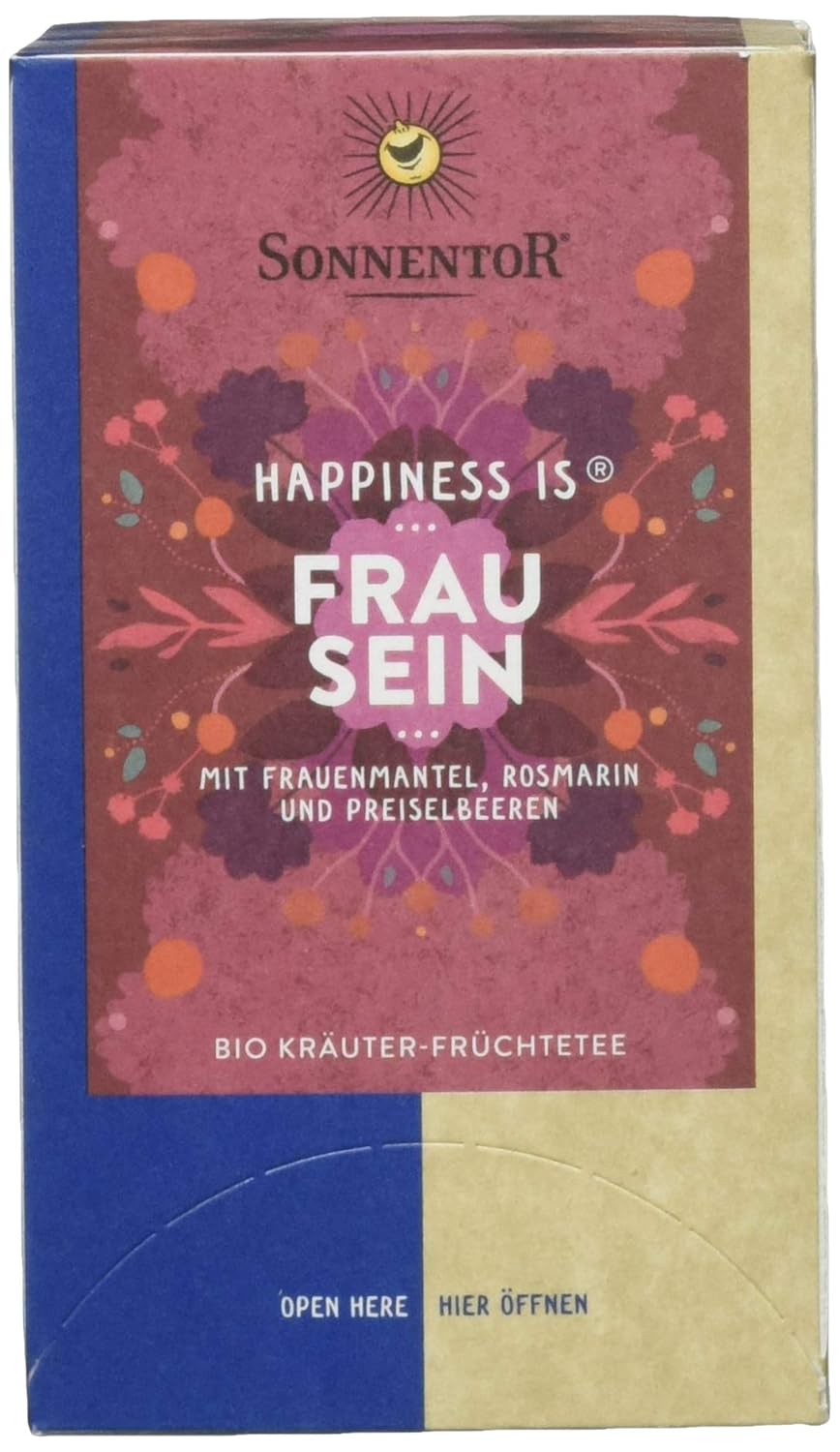 Sonnentor Bio Frau sein Tee Happiness is 31g