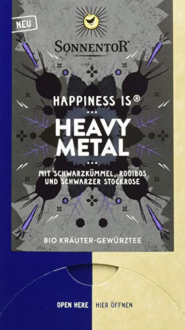 Sonnentor Bio - Happiness isHeavy Metal Tee (1 x 27 g) - fit and life shop