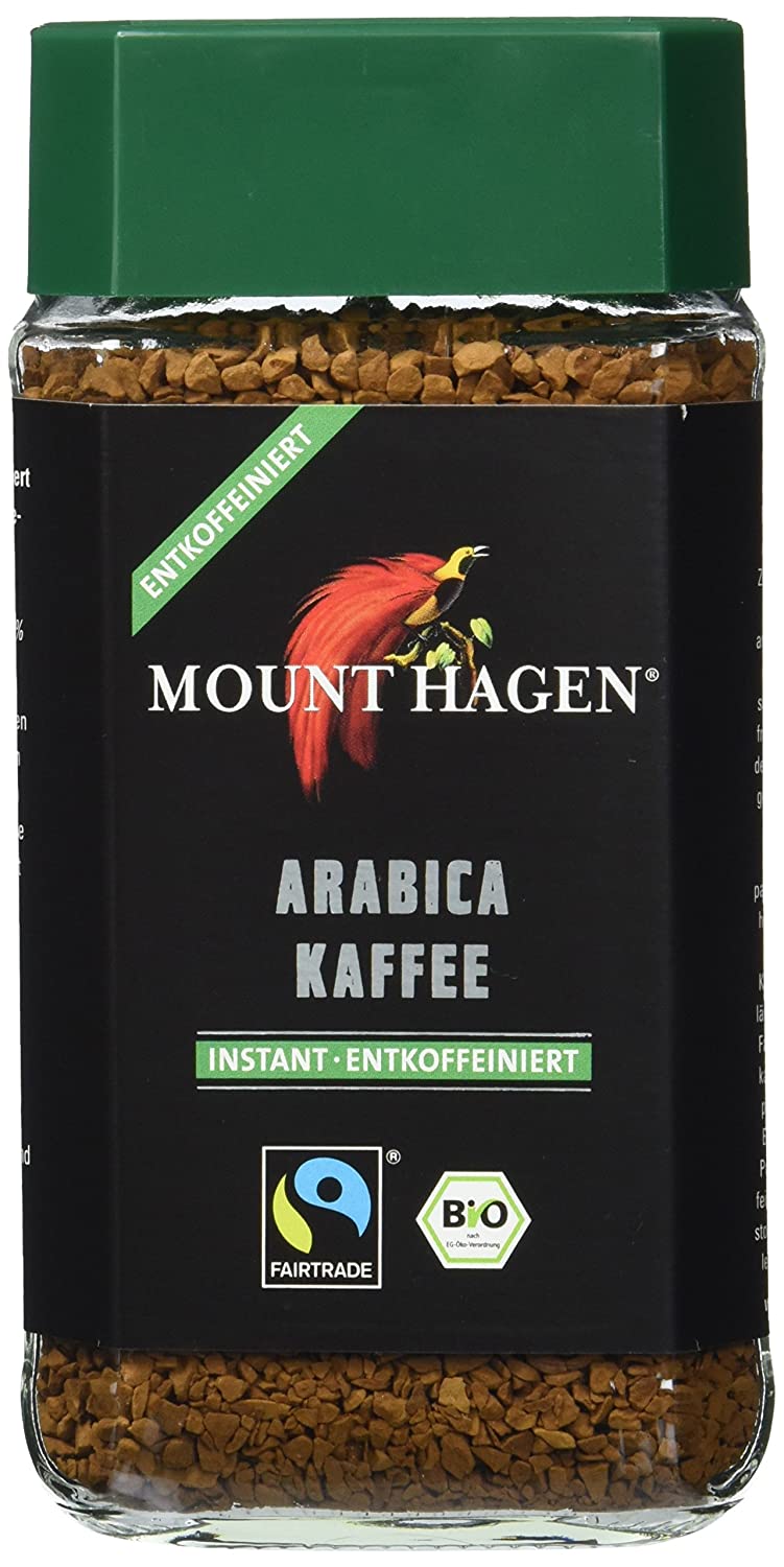 Mount Hagen löslicher Kaffee entcoffeiniert 100g