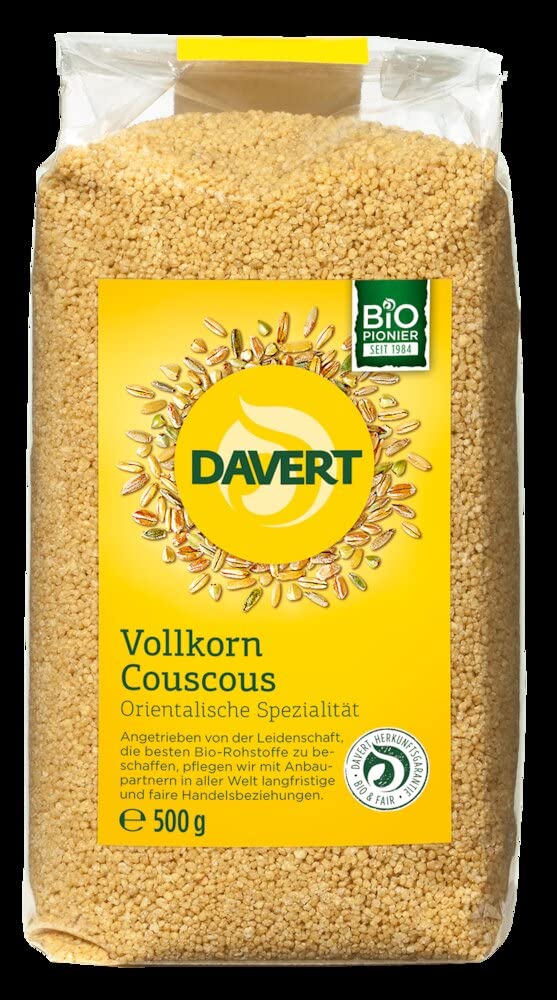 Davert Bio Vollkorn Couscous (500g) - fit and life shop