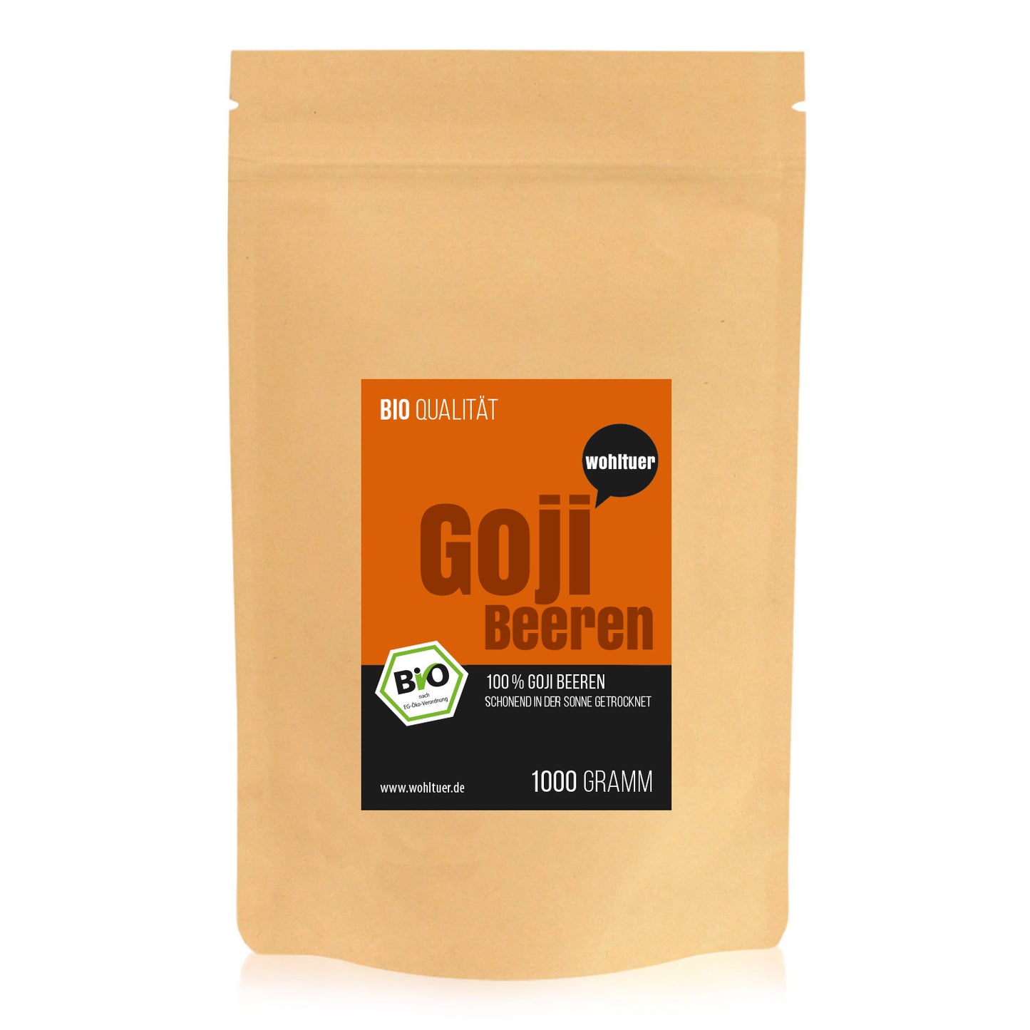 Wohltuer Bio Goji Beeren - 1000g