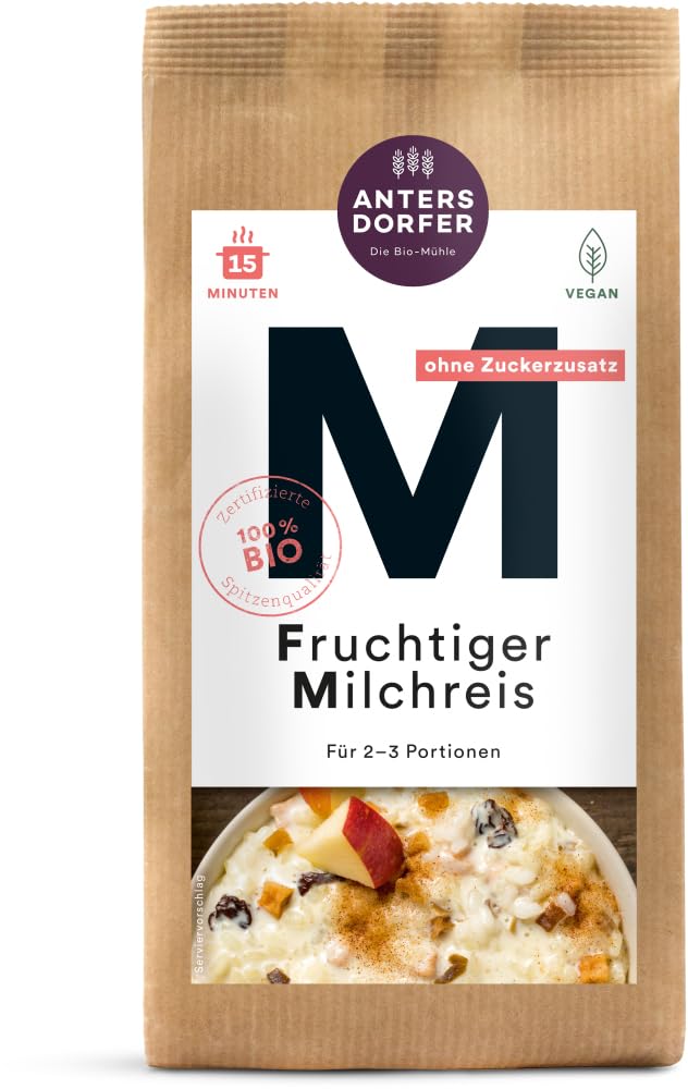 Antersdorfer - Die Bio-Mühle Bio Fruchtiger Milchreis 150g