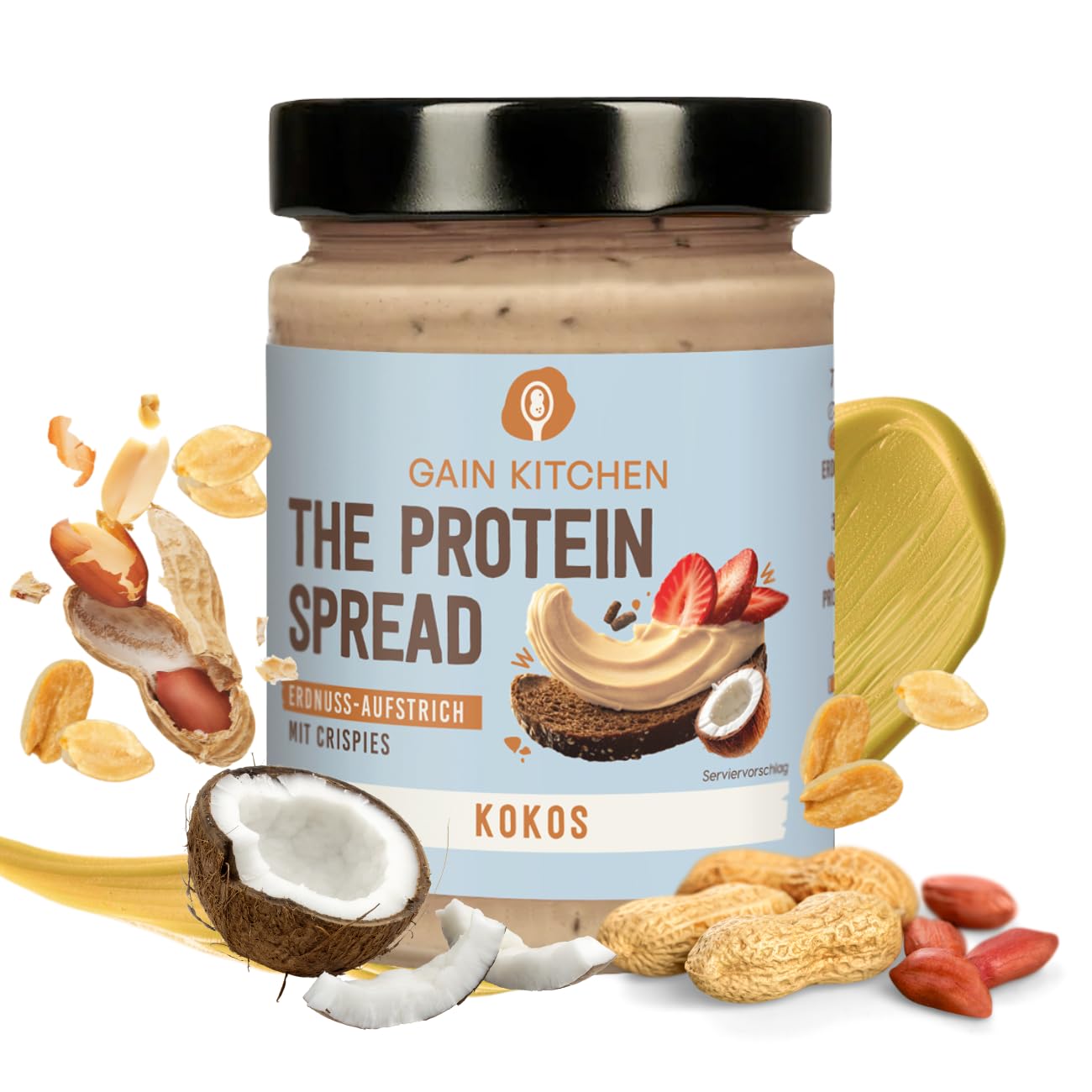 Gain Kitchen Erdnussbutter Protein Creme - 265g