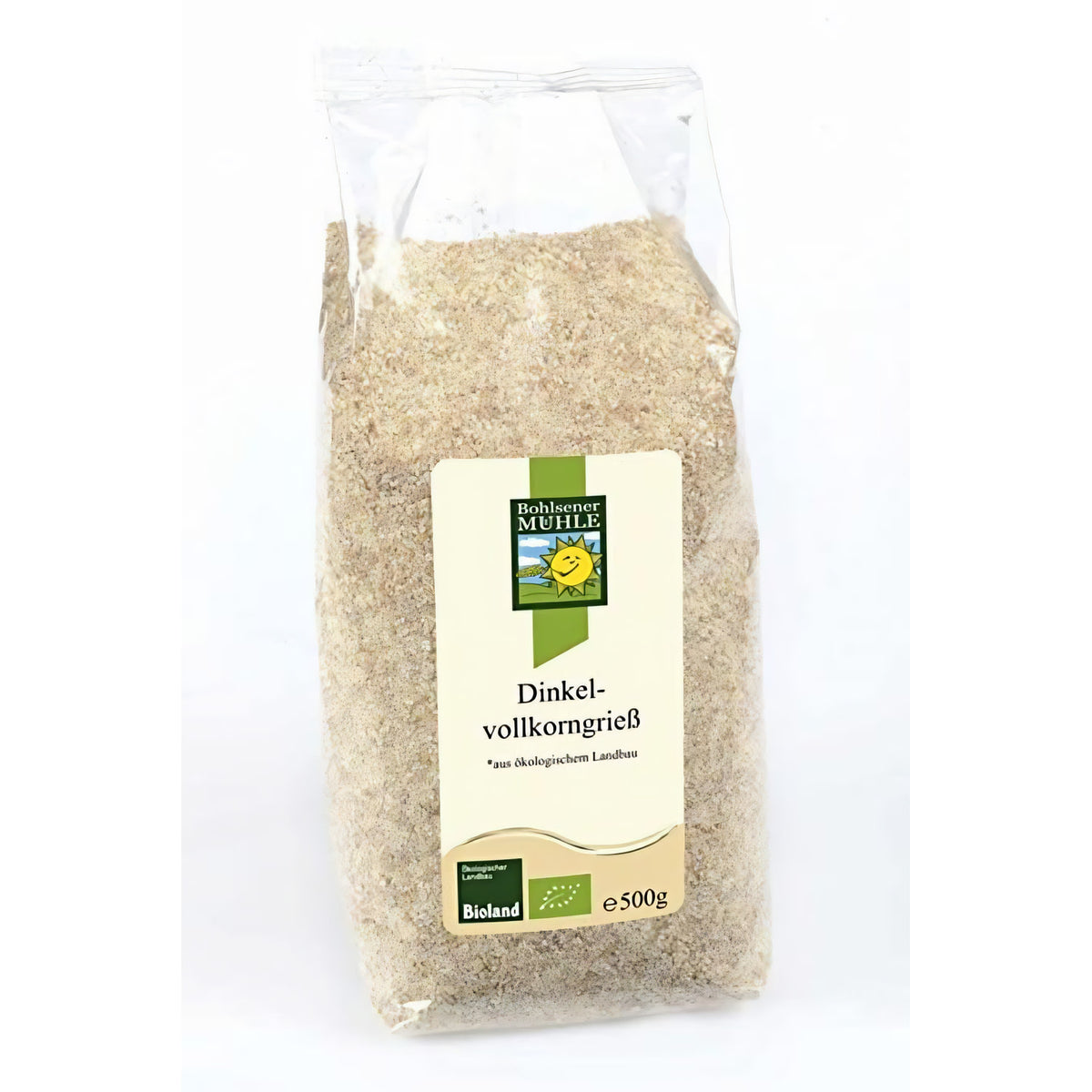 Bohlsener Mühle Bio Dinkelvollkorngrieß 500g - fit and life shop