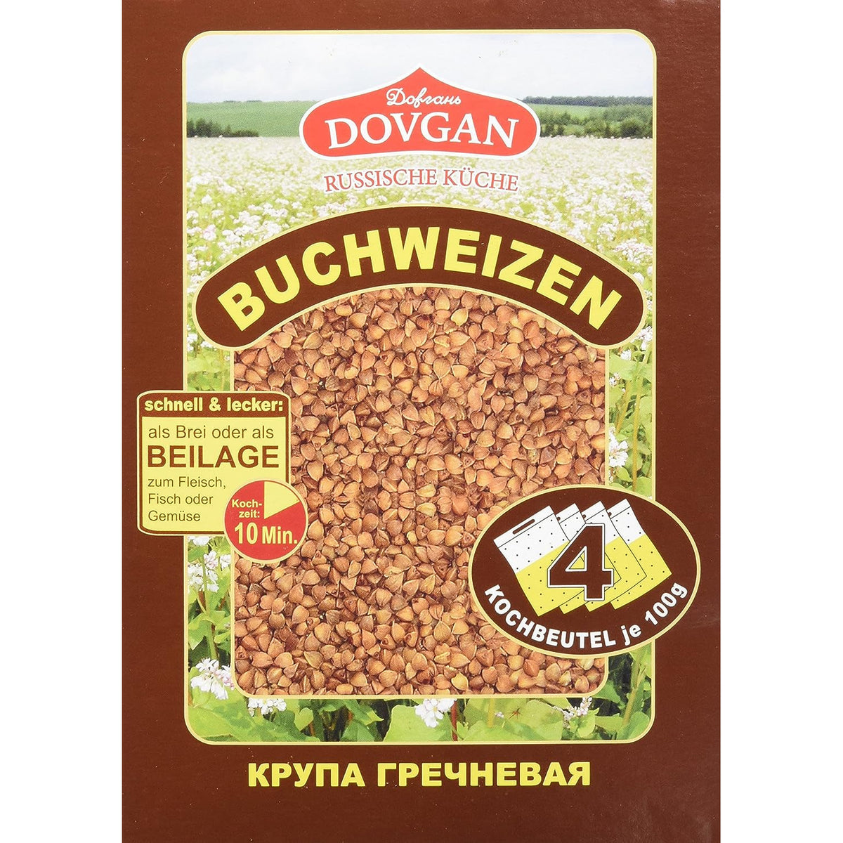 Dovgan Buchweizen im Kochbeutel, 400 g - fit and life shop