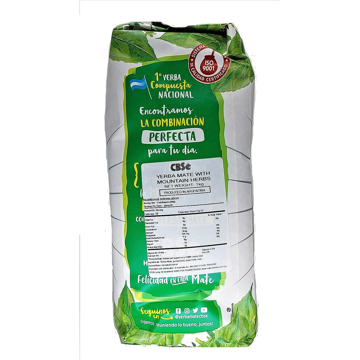CBSé - Hierbas Serranas - Mate Tee aus Argentinien 1kg - fit and life shop