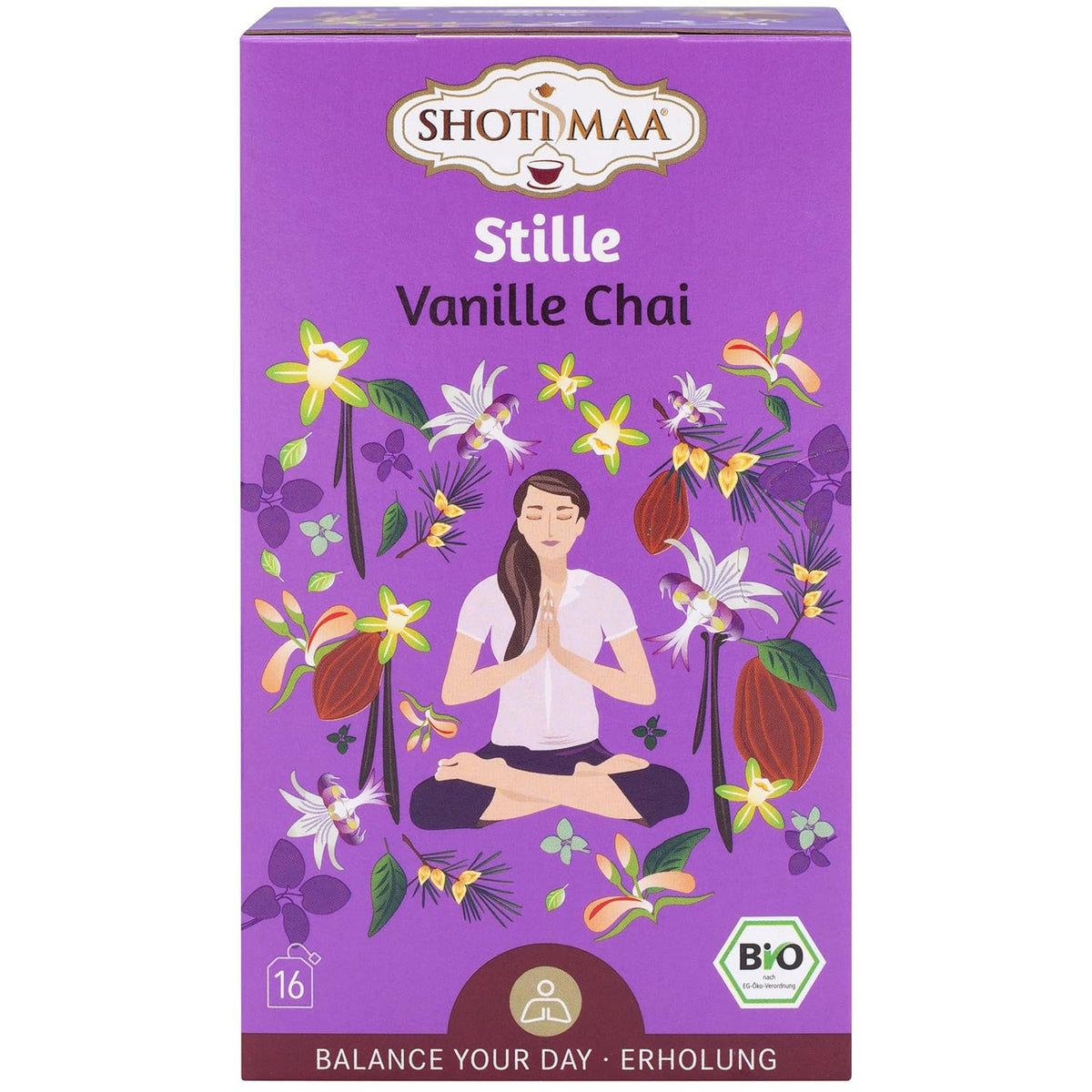 Shoti Maa Bio AyurvedaTee Stille Vanille Chai, (32g) - fit and life shop
