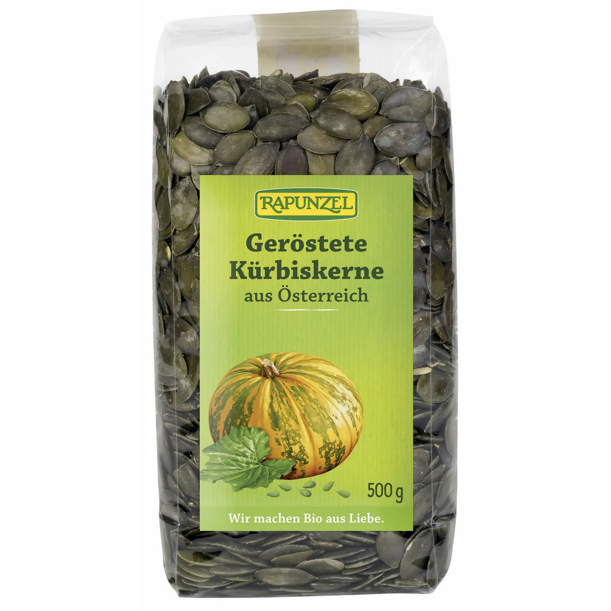 Rapunzel Bio Kürbiskerne, geröstet, (500g) - fit and life shop
