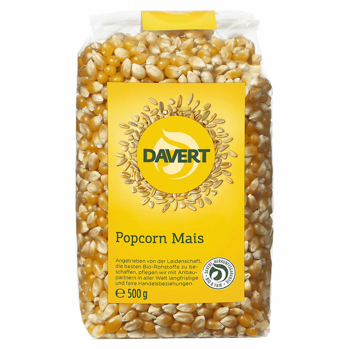 Davert Bio Popcornmais - 500g — Abbildung 3