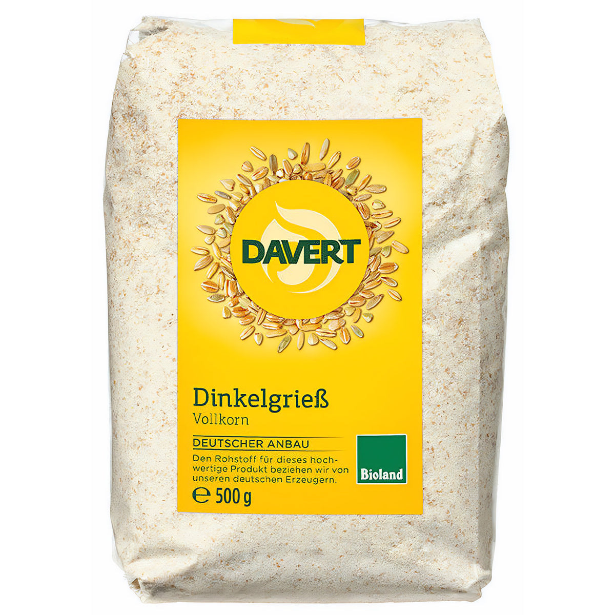Davert Dinkelgries, 1er Pack (1 x 500 g) - Bio - fit and life shop