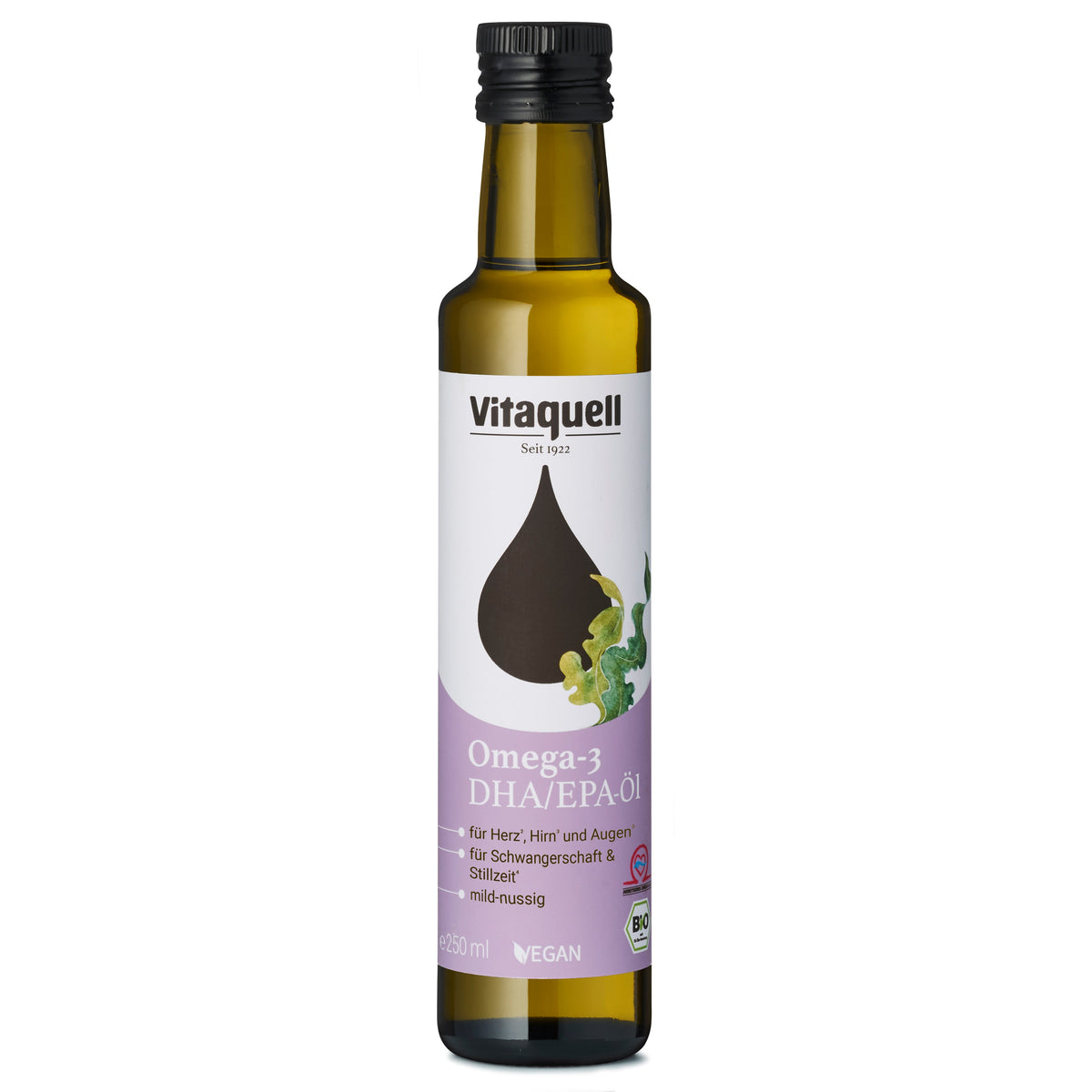 Vitaquell Omega 3 DHA Öl Bio, 250 ml - fit and life shop