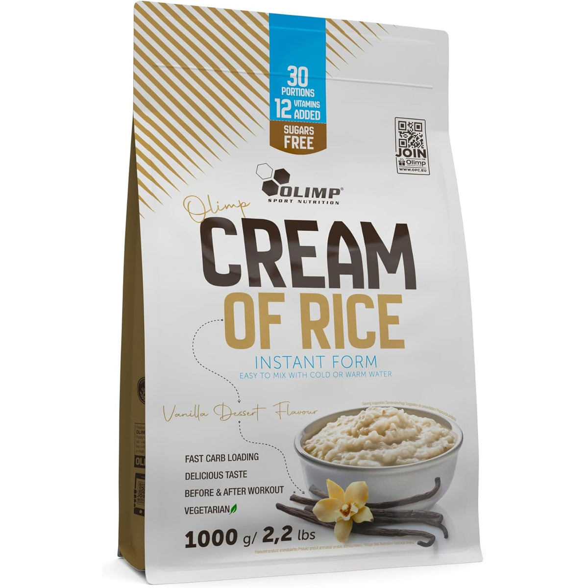 Olimp Cream of Rice - vanilla(1000g) - fit and life shop