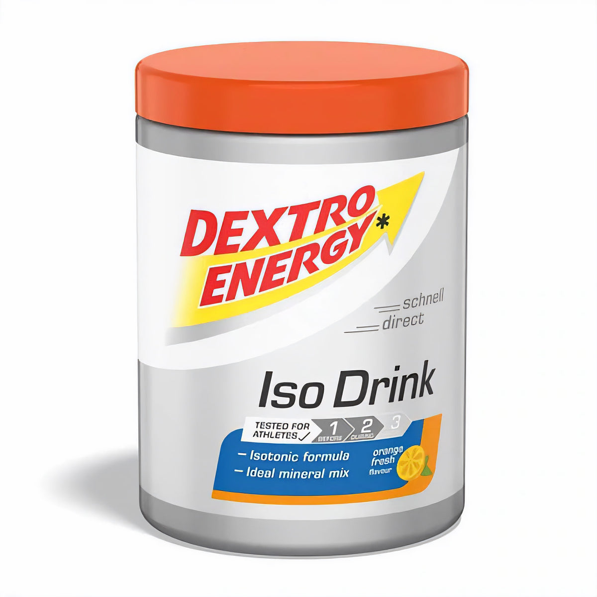 Dextro Energy Iso Drink Dose mit verschiedenen Geschmacksrichtungen, Mineralien, 440 g Dose, erfrischendes Sportgetränk