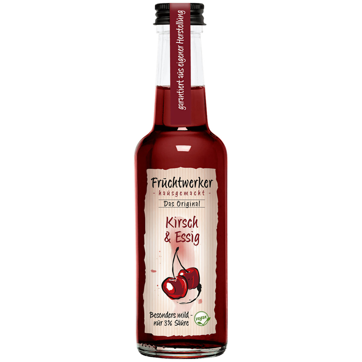Fruchtwerker Kirsch & Essig 250ml - fit and life shop