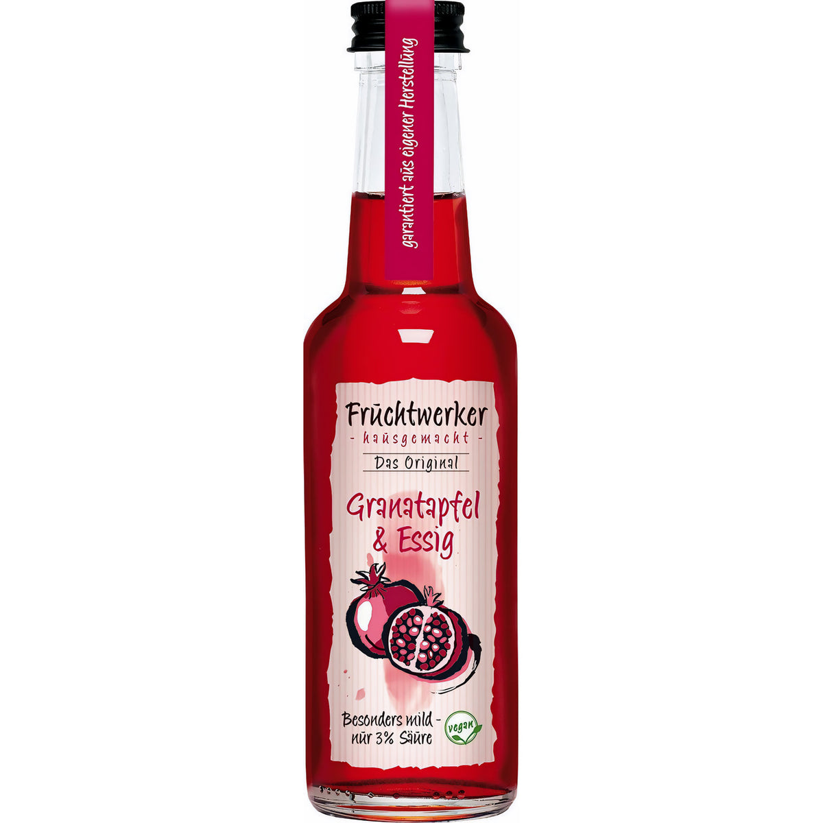 Fruchtwerker Granatapfel & Essig 250ml - fit and life shop