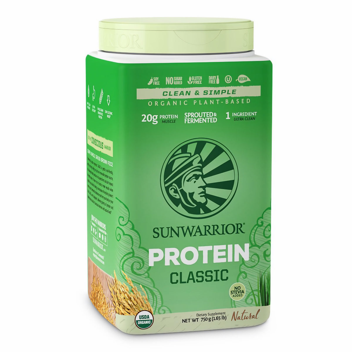 Sunwarrior natürliches Reisprotein - 750g - fit and life shop