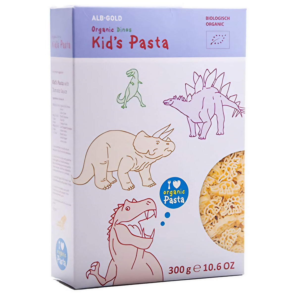 ALB-GOLD Kids-Pasta "Dinos" - Bio (300 g) - fit and life shop