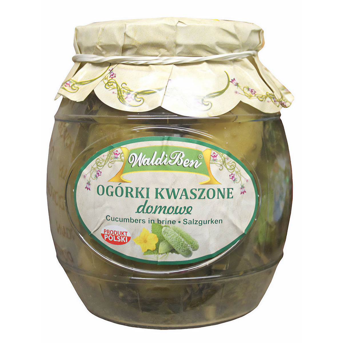 WaldiBen Faßsalzgurken, eingelegt (6x770g) - fit and life shop