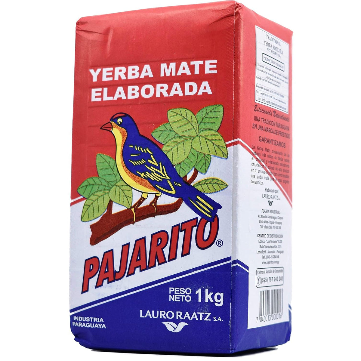 Pajarito Tradicional - Mate Tee aus Paraguay 1(kg) - fit and life shop
