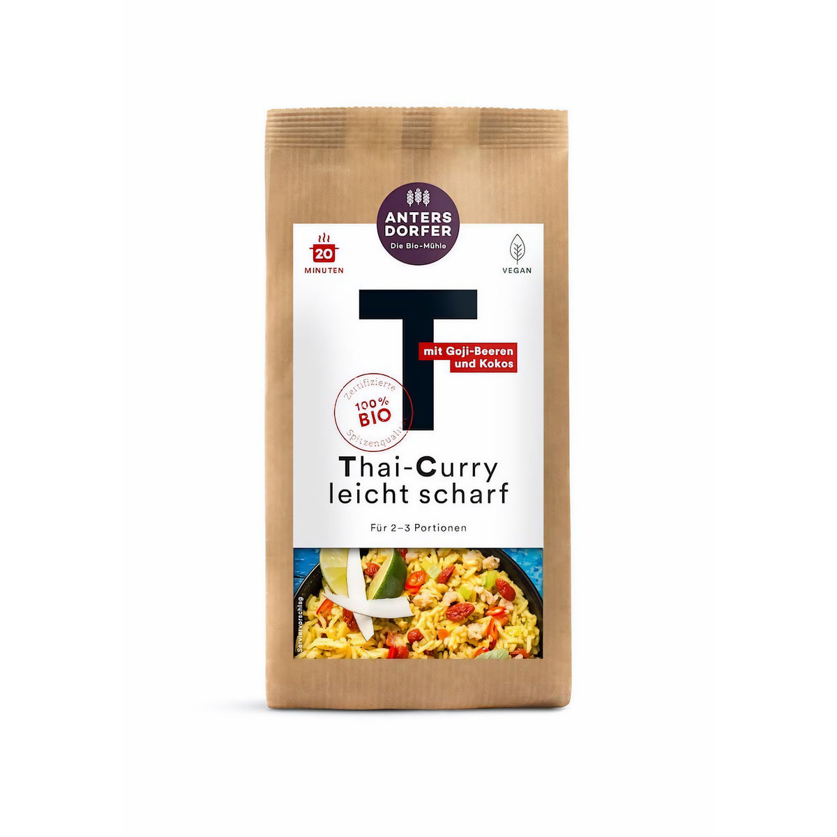 Antersdorfer - Die Bio-Mühle Bio Thai-Curry leicht scharf (6x150g) - fit and life shop