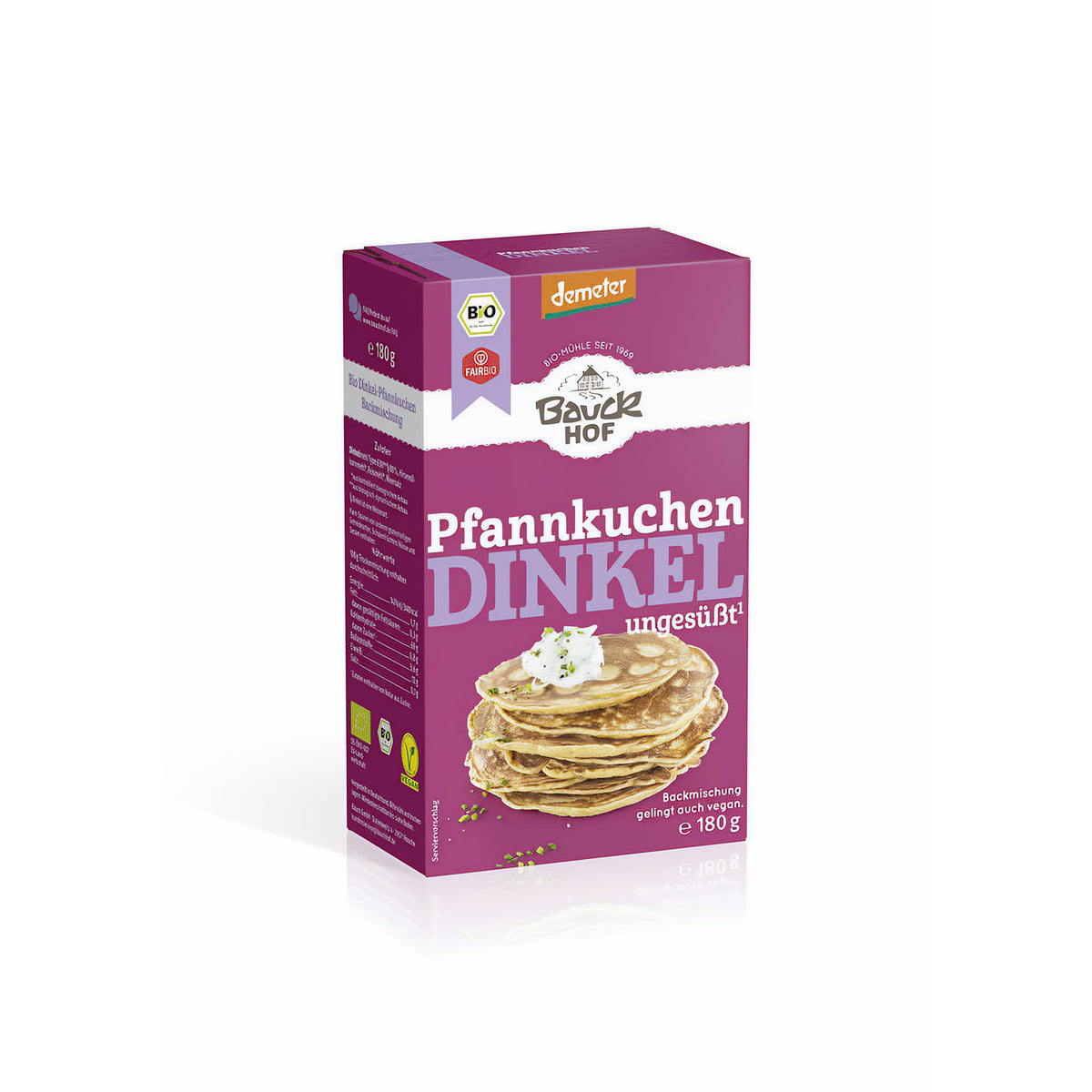 Bauck Bio Dinkel-Pfannenkuchen, 180 g - fit and life shop