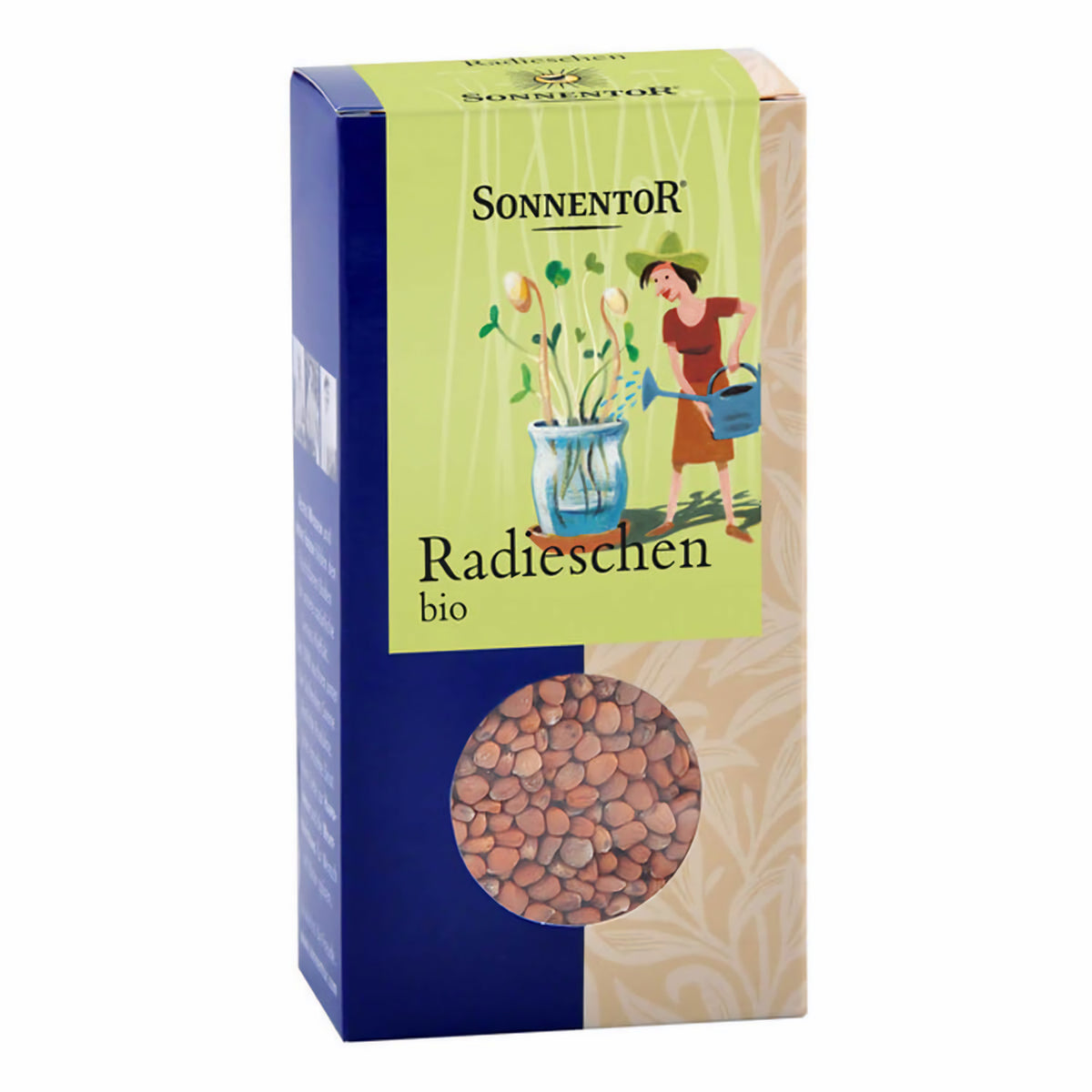 Sonnentor Radieschen Saaten, 6 Packungen à 120g, frische Saatgut für den eigenen Garten, naturbelassen und biologisch.
