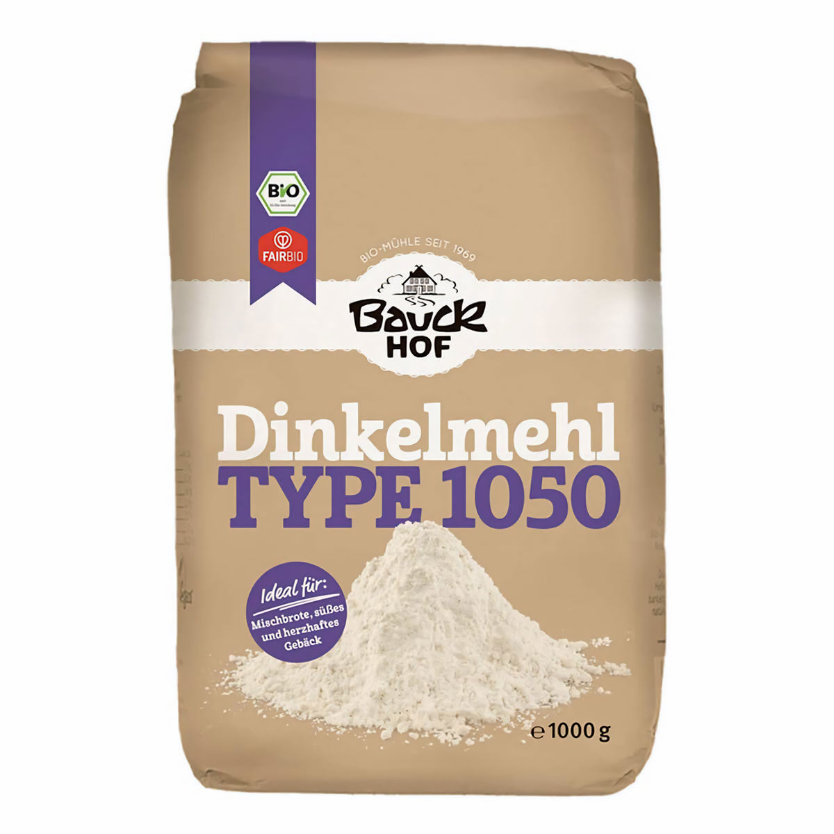 Bauckhof Dinkelmehl Type 1050 Bio 1000g - fit and life shop