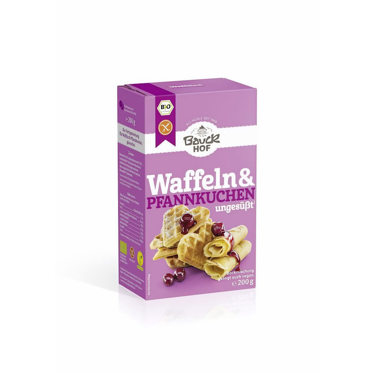 Bauckhof Waffeln & Pfannkuchen glutenfrei Bio 200g - fit and life shop