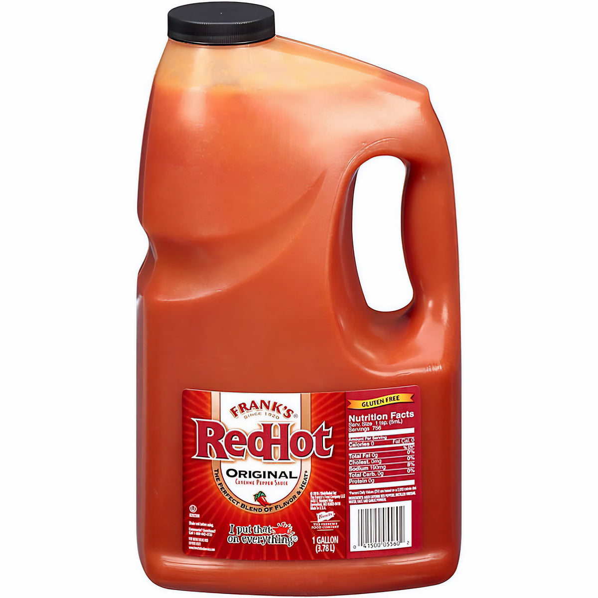 Cayennepfeffer Sauce Original - Franks Red Hot Soße - 3,78L Kanister - Vorrat scharfe Soße Pfeffersoße Chili Chilisoße — Abbildung 4