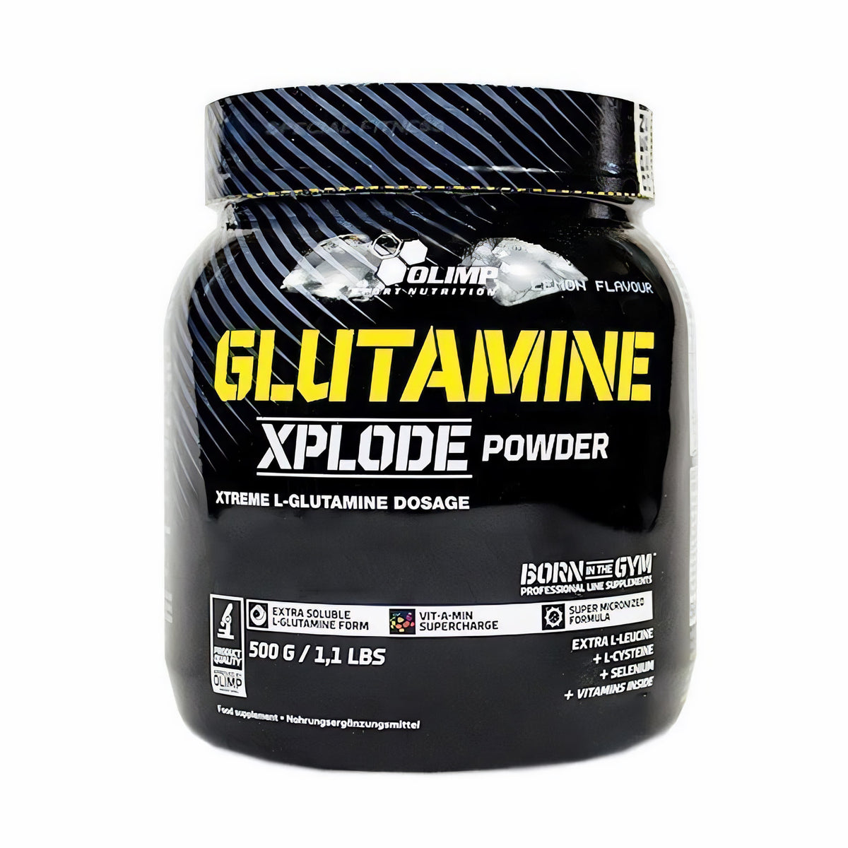 Olimp Glutamin Xplode Pulver in verschiedenen Geschmacksrichtungen, BCAA und L-Glutamin, in 500g Packung