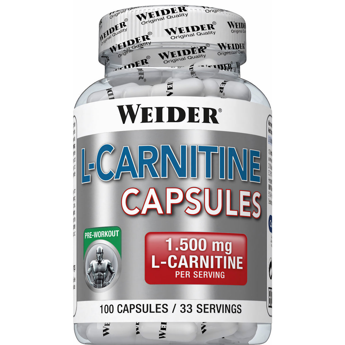 Weider BodyShaper L-Carnitine 100 Kapseln - fit and life shop