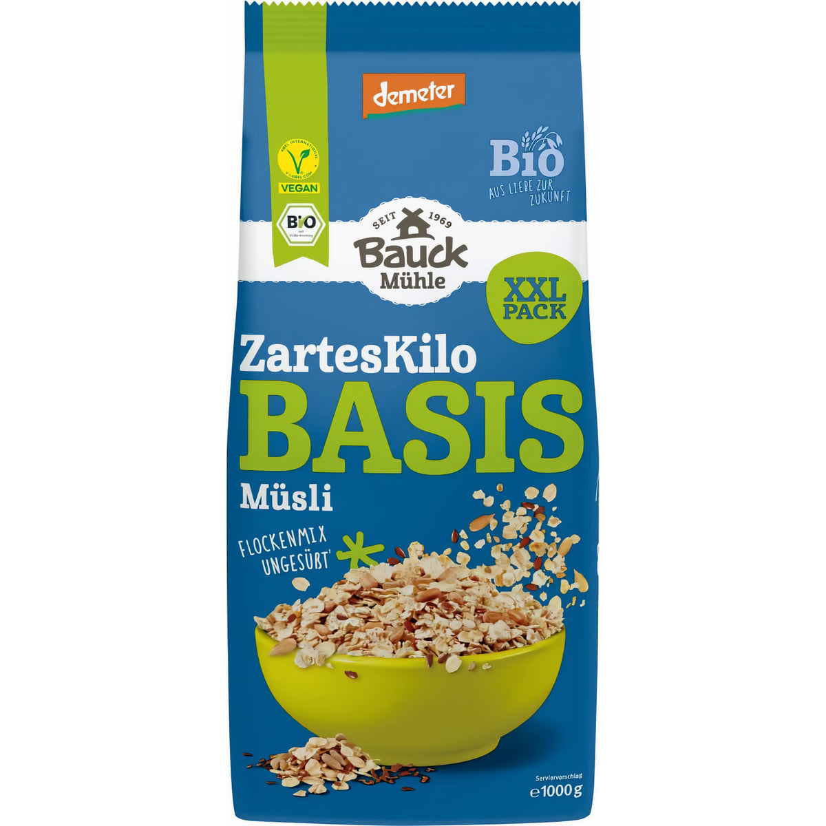Bauck Bio Zarte Kilo - Basis Müsli, 1 kg - fit and life shop