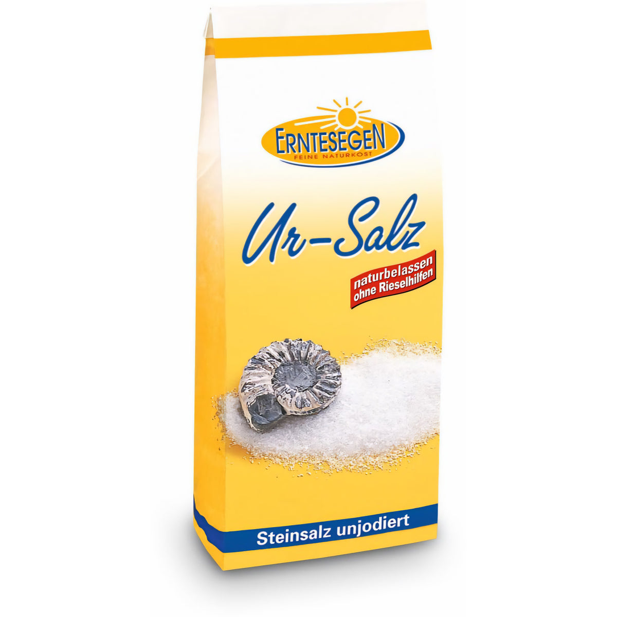 Naturbelassenes Erntesegen Ur-Salz zum Backen, 1000g, grobes Meersalz mit natürlichem Kristall-Design.