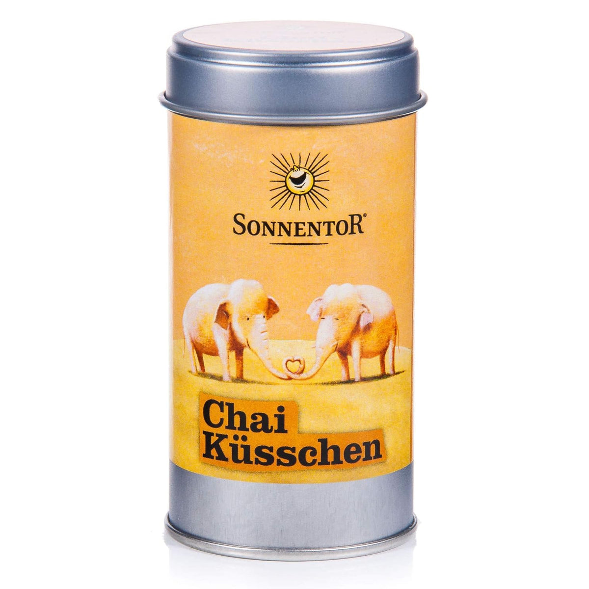 Bio Sonnentor Chai Küsschen Gewürz-Blüten für Frühstück, Streudose, 70 g, mit aromatischen Blumen und Gewürzen.